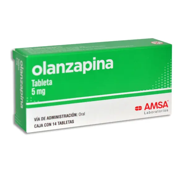OLANZAPINA 5MG AMSA Tabletas - c/14