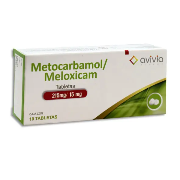 METOCARBAMOL MELOXICAM 15/215MG AVIVIA Tabletas - c/10