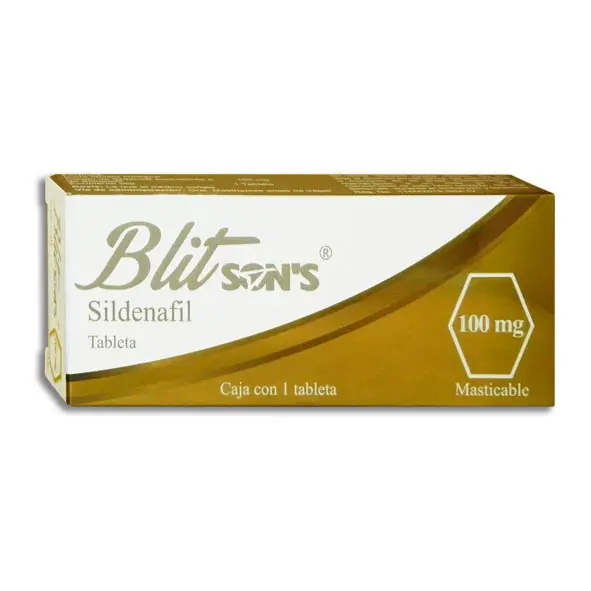 [7502001165359] BLIT SONS 100MG Tabletas Masticables - c/1