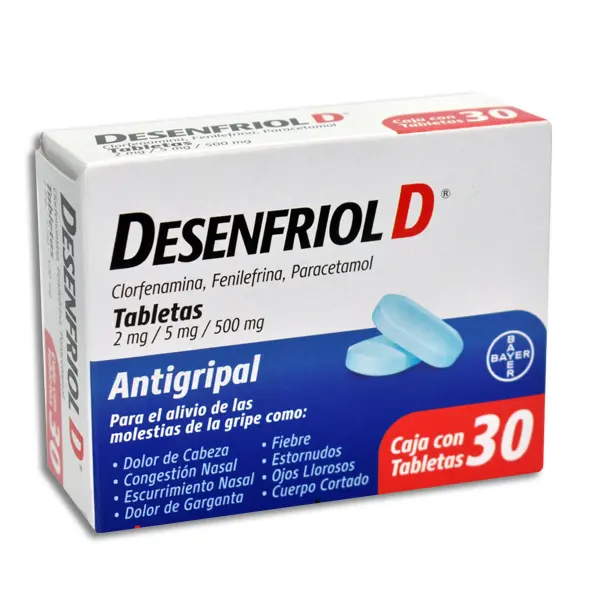 DESENFRIOL D Tabletas - c/30