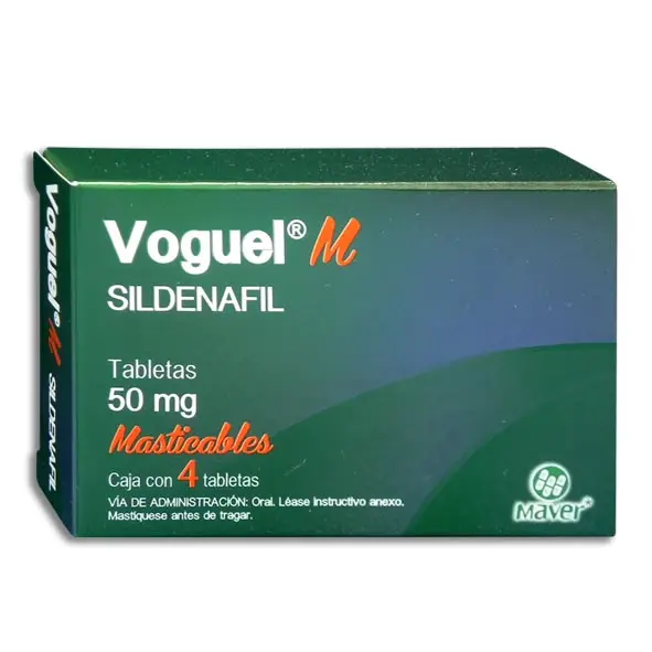 VOGUEL M 50MG Tabletas Masticables - c/4