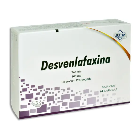 DESVENLAFAXINA 100MG ULTRA  Tabletas LP - c/14