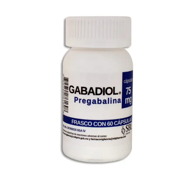 GABADIOL 75MG Capsulas - c/60