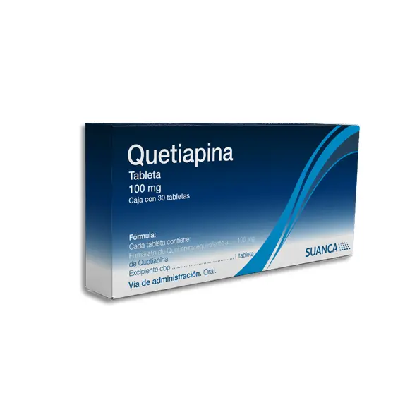 QUETIAPINA 100MG SUANCA Tabletas - c/30