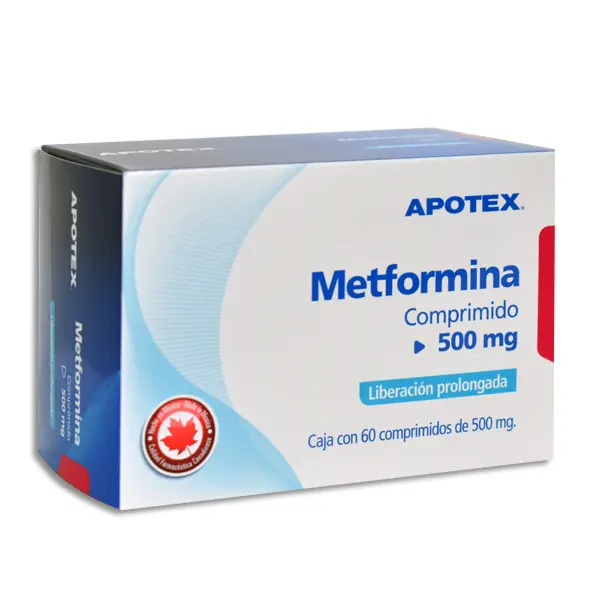 METFORMINA LP 500MG APOTEX Tabletas LP - c/60