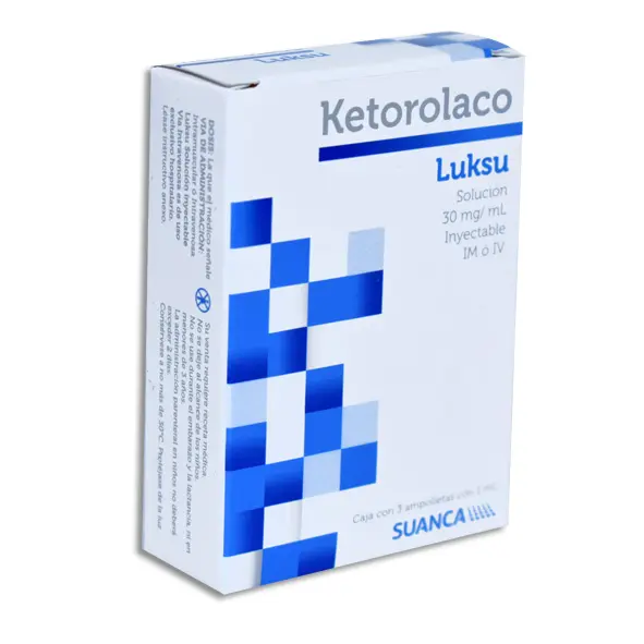 KETOROLACO 30MG SUANCA  Solucion Inyectable - c/3
