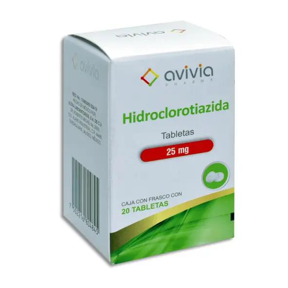 HIDROCLOROTIAZIDA AVIVIA Tabletas - c/20