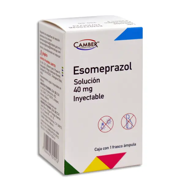 ESOMEPRAZOL 40MG CAMBER Solucion Inyectable - c/1