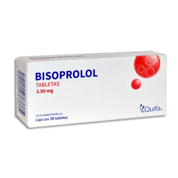 BISOPROLOL QUIMICA Y FARMACIA Tabletas - c/30