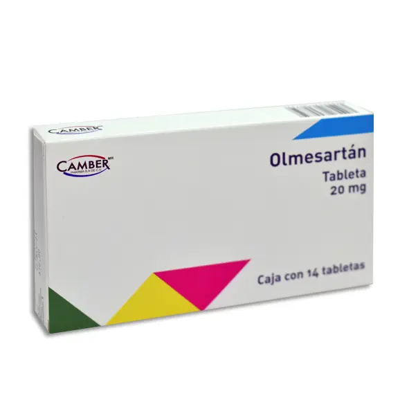 OLMESARTAN 20MG CAMBER Tabletas - c/14