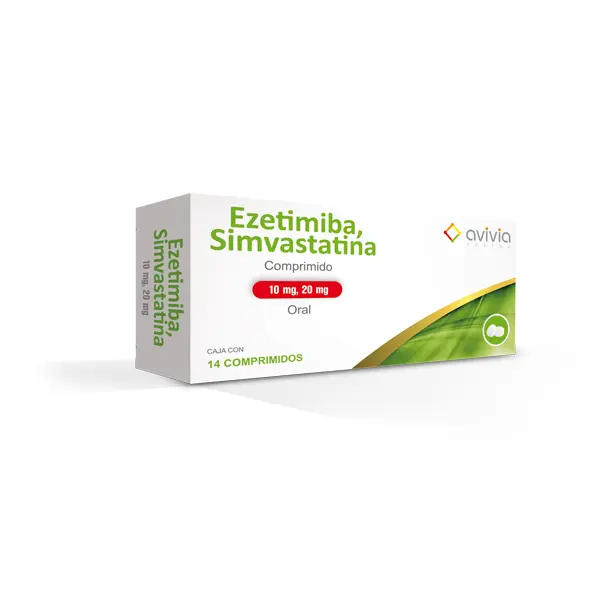 EZETIMIBA SIMVASTATINA AVIVIA Comprimidos - c/14