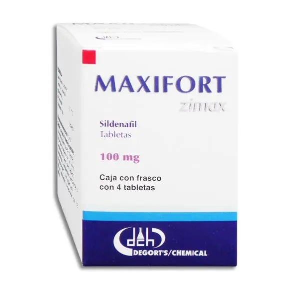 MAXIFORT ZIMAX 100MG Tabletas - c/4