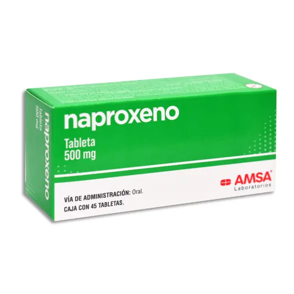 NAPROXENO 500MG AMSA Tabletas - c/45