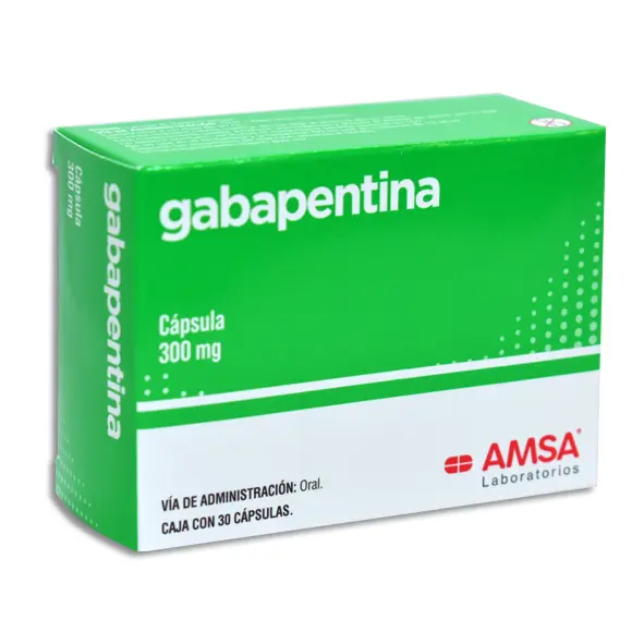 GABAPENTINA 300MG AMSA Capsulas - c/30