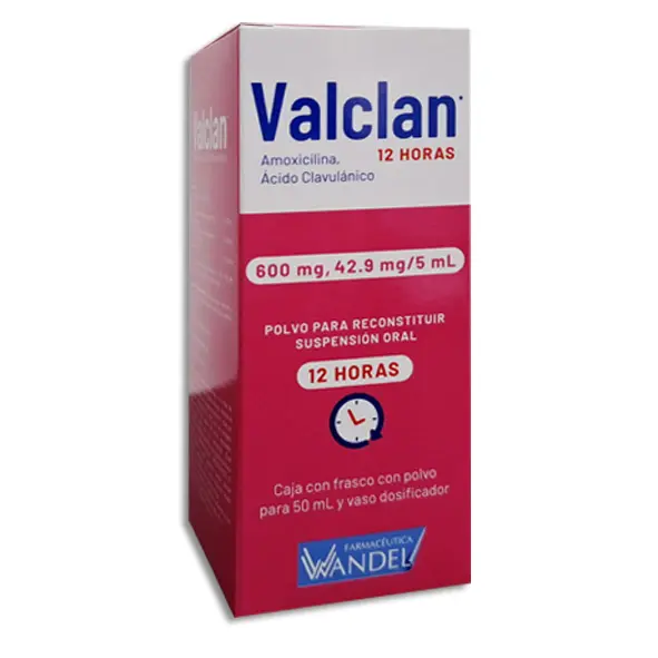 [7503001009414] VALCLAN 600/42.9MG Suspension - 50 ml