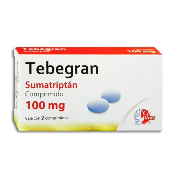 TEBEGRAN 100MG Comprimidos - c/2