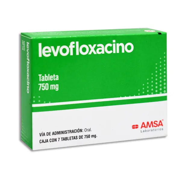 LEVOFLOXACINO 750 MG AMSA Tabletas - c/7