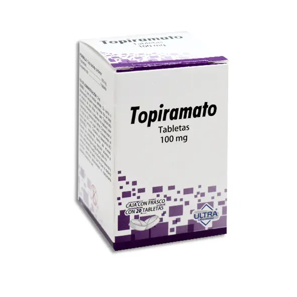 TOPIRAMATO 100MG ULTRA Tabletas - c/20