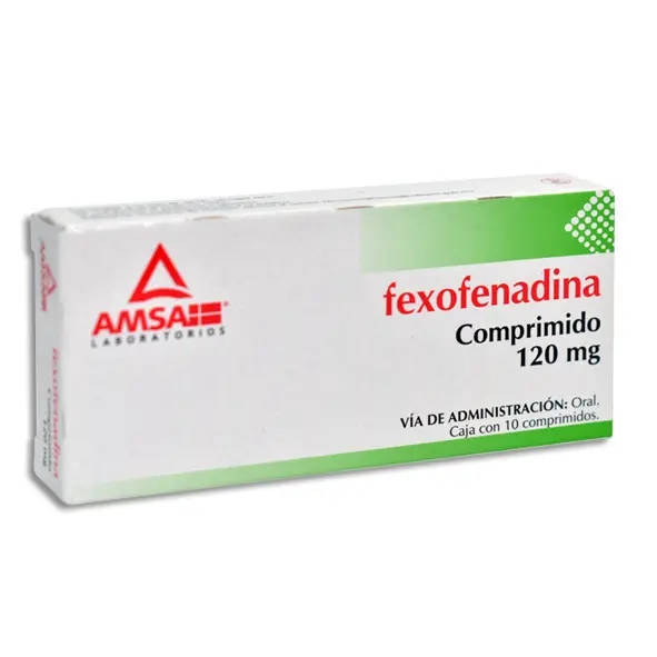 [7501349027060] FEXOFENADINA 120MG AMSA Comprimidos - c/10