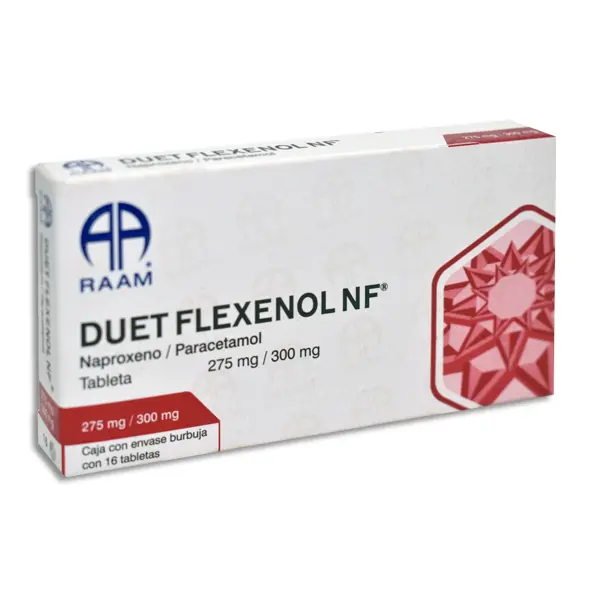 DUETFLEXENOLNF Tabletas - c/16