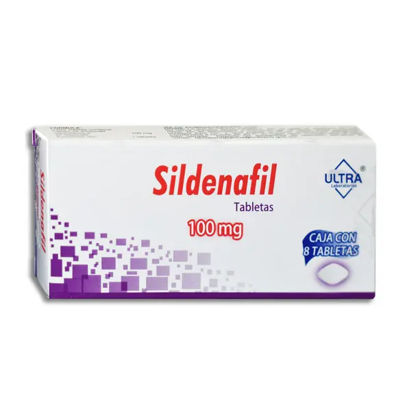 SILDENAFIL 100MG ULTRA Tabletas - c/8