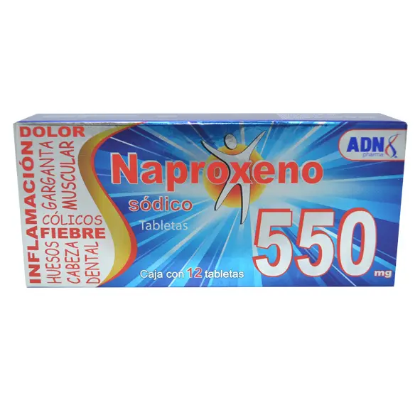 NAPROXENO SODICO ADN Tabletas - c/12