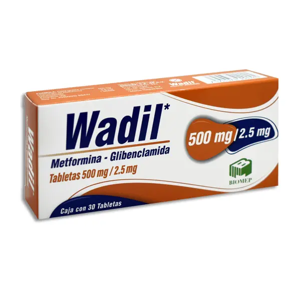 WADIL 500/2.5MG Tabletas - c/30