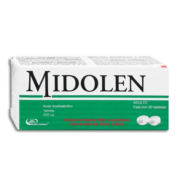 MIDOLEN ADULTO Tabletas - c/30