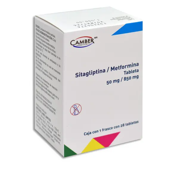 SITAGLIPTINA / METFORMINA CAMBER Tabletas - c/28