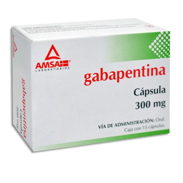 GABAPENTINA 300MG AMSA Capsulas - c/15