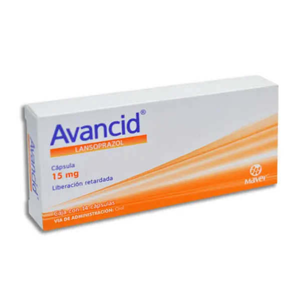 [7502009740749] AVANCID 15MG Capsulas LR - c/14