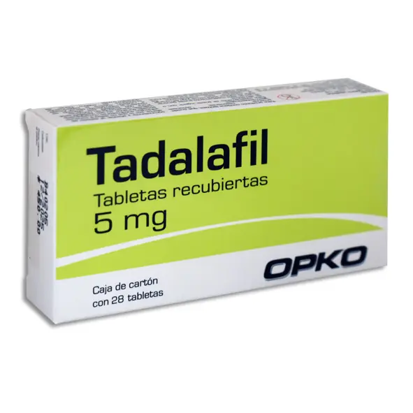 TADALAFIL 5MG EXAKTA Tabletas - c/28