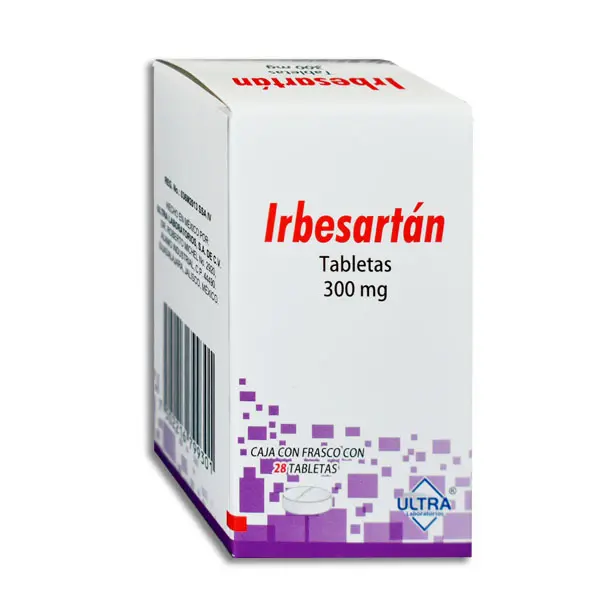 IRBESARTAN 300MG ULTRA Tabletas - c/28