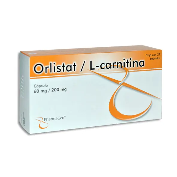 [7501299310090] ORLISTAT/ L-CARNITINA Capsulas - c/21