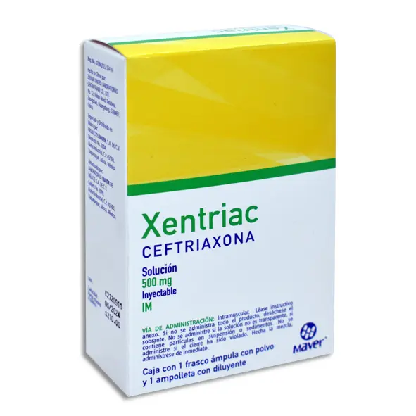 XENTRIAC 500MG IM Solucion Inyectable - c/1