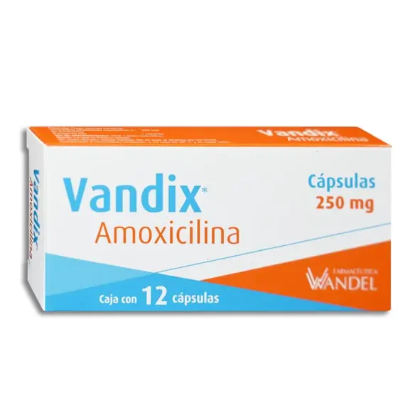 VANDIX 250MG Capsulas - c/12