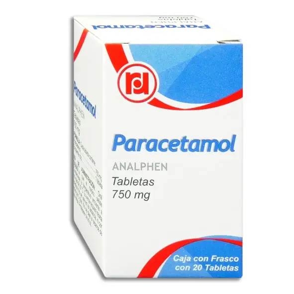 PARACETAMOL 750MG RANDALL Tabletas - c/20