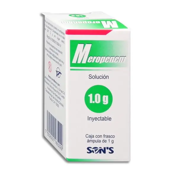 MEROPENEM 1GR SONS Ampulas - c/1