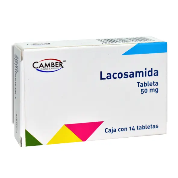 LACOSAMIDA 50MG Tabletas - c/14