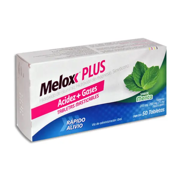 MELOX PLUS MENTA Tabletas Masticables - c/50