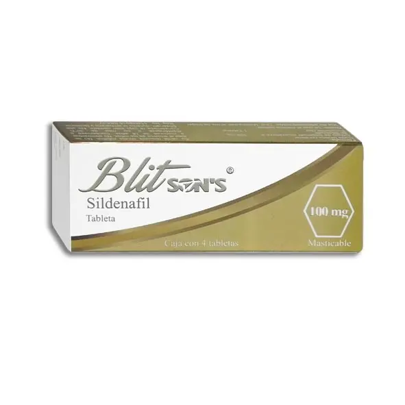 BLIT SONS 100MG Tabletas Masticables - c/4