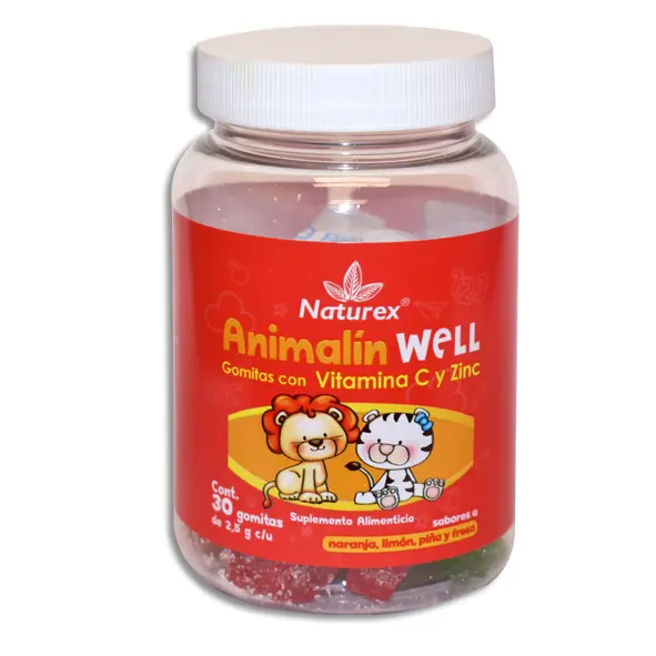 [7502259892366] ANIMALIN WELL Gomitas - c/60