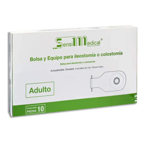 BOLSA DE COLOSTOMIA ADULTO SENSIMEDICAL Caja - c/10