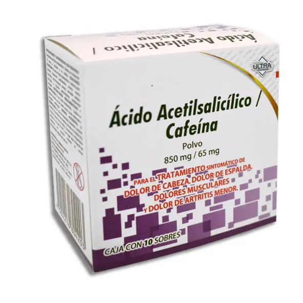 ACIDO ACETILSALICILICO / CAFEINA ULTRA Polvo - c/10