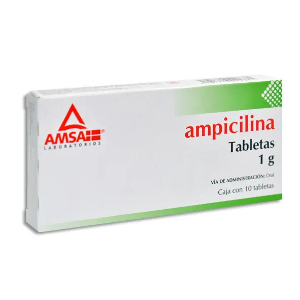AMPICILINA 1GR AMSA Tabletas - c/10