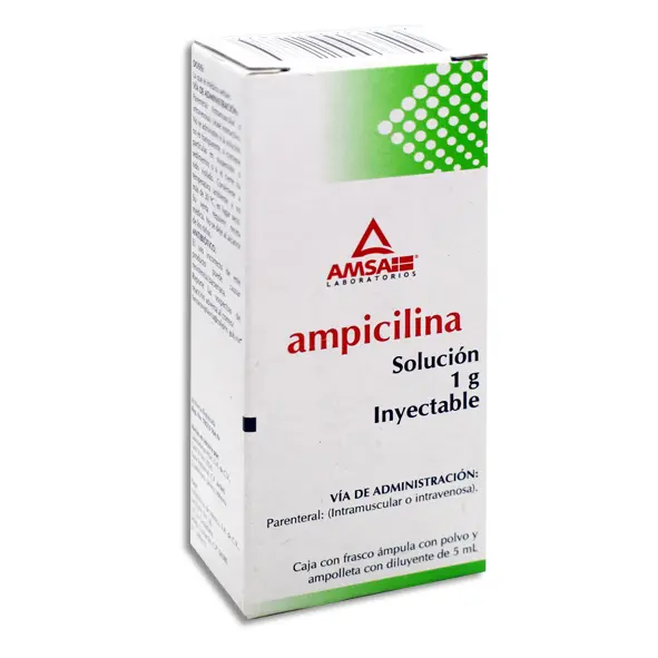 AMPICILINA 1GR AMSA Solucion Inyectable - c/1