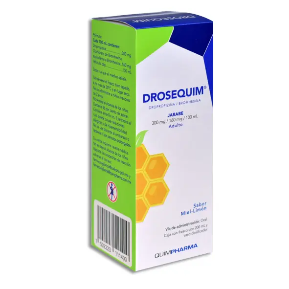 [7502223111400] DROSEQUIM ADULTO Jarabe - 200 ml