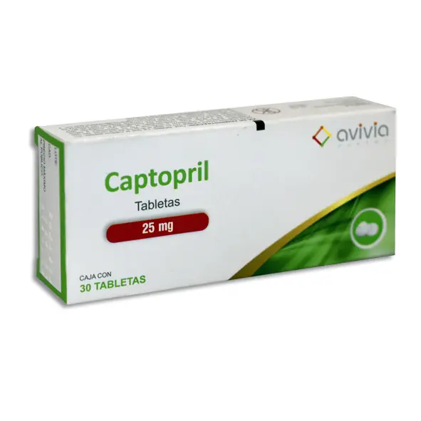 CAPTOPRIL 25MG AVIVIA Tabletas - c/30