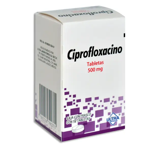 CIPROFLOXACINO 500MG  ULTRA Tabletas - c/12