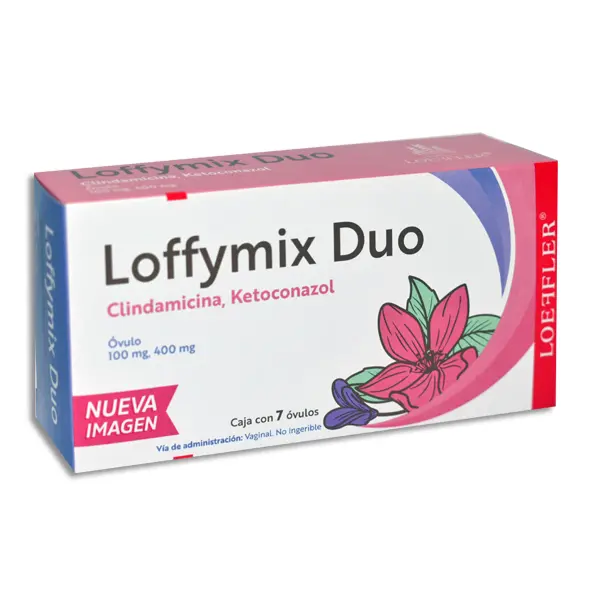 CLINDAMICINA , KETOCONAZOL Ovulos - c/7